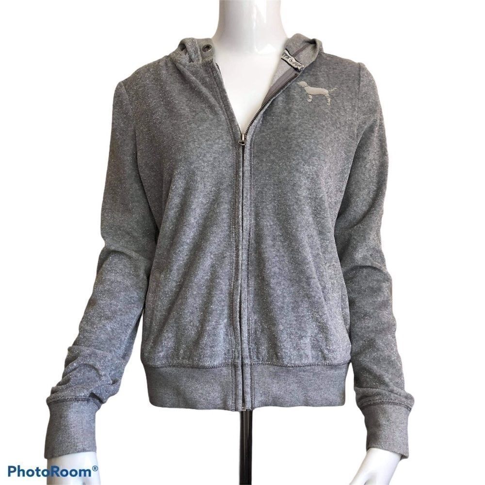 3/$25 Victoria’s Secret PINK Full Zip Hoodie Sweater.Size XS